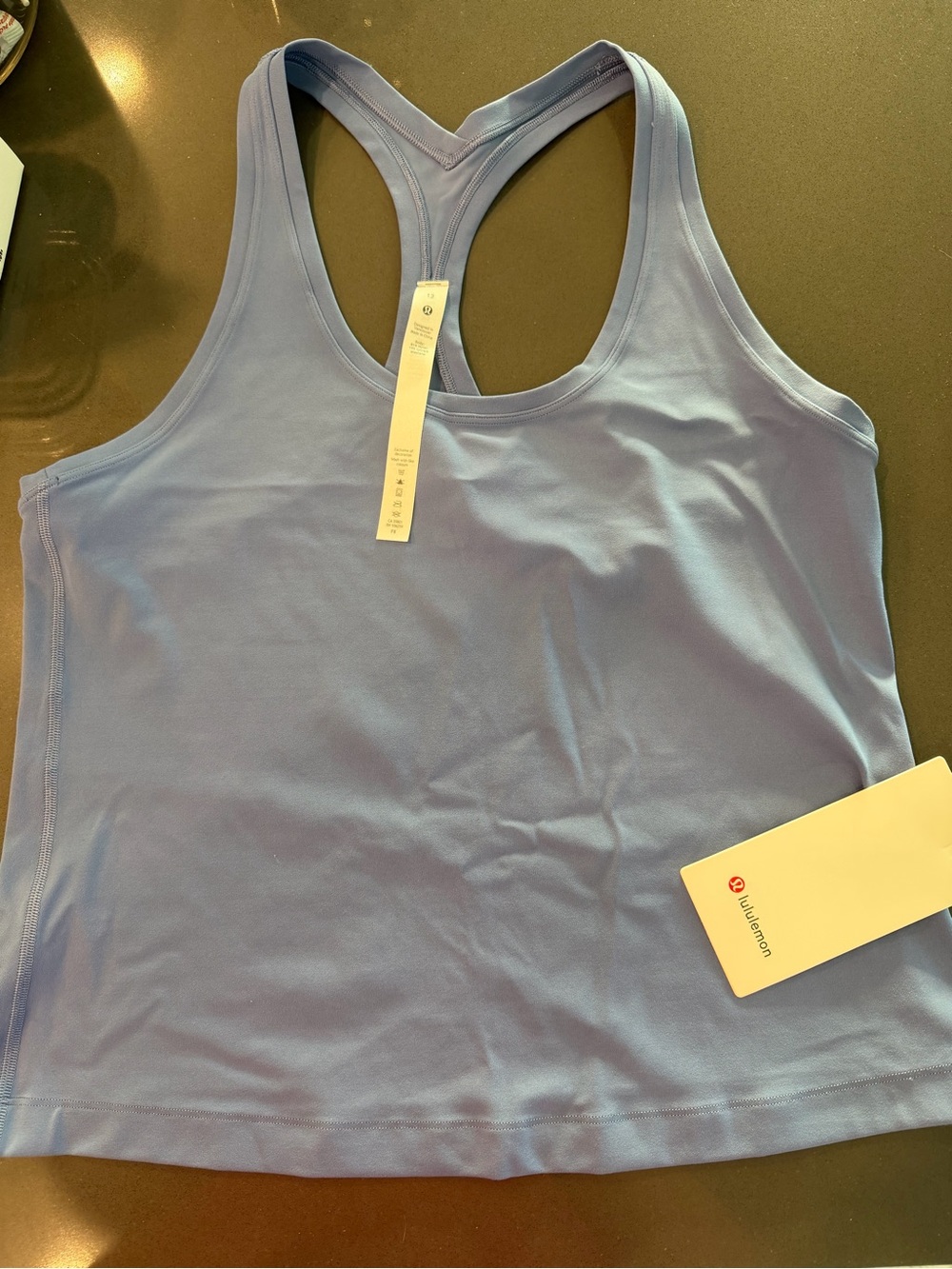 lululemon Women's Light Blue Cool RB Short Tank